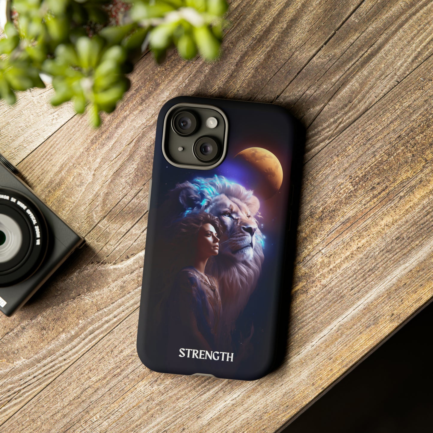 Manifest Your Courage: Strength Tarot Phone Case