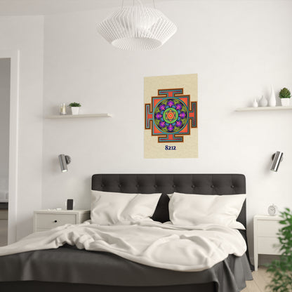 Bagalamukhi Yantra Mandala Poster