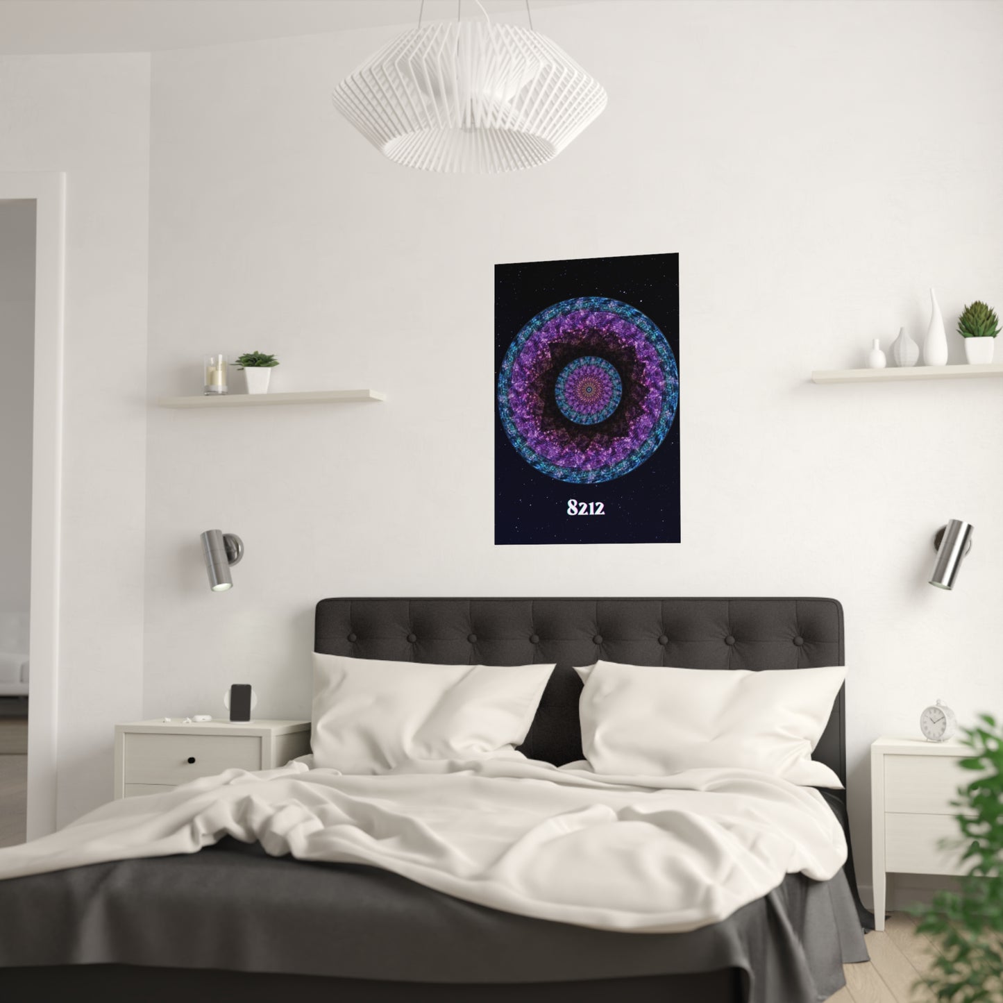 Hypnotique Mandala Personalized wealth code Poster