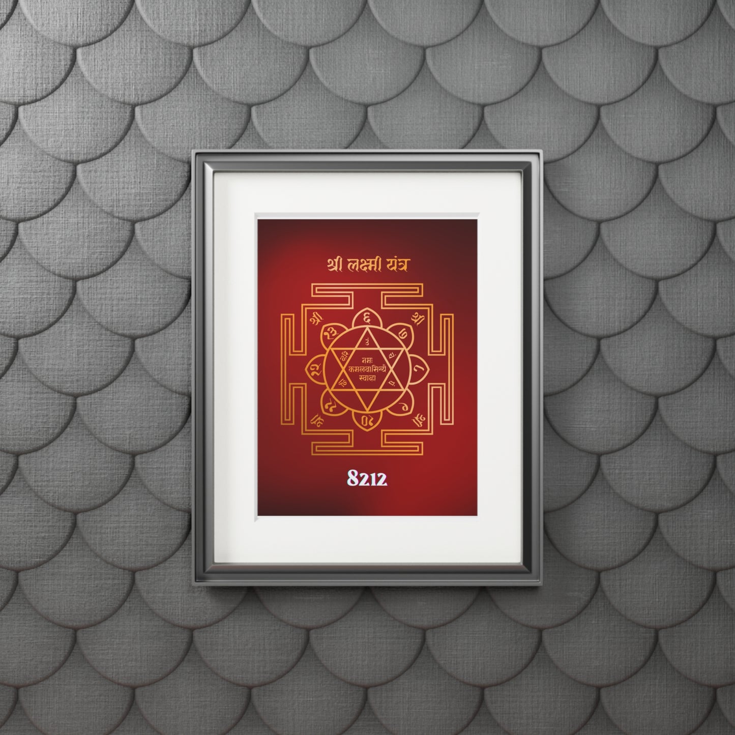 Shri Lakshmi Yantra Wealth Code Poster