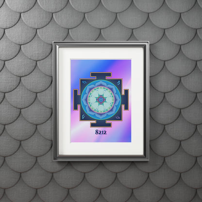 Saturn Yantra Wealth Code Poster