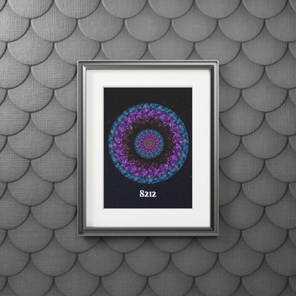 Hypnotique Mandala Personalized wealth code Poster