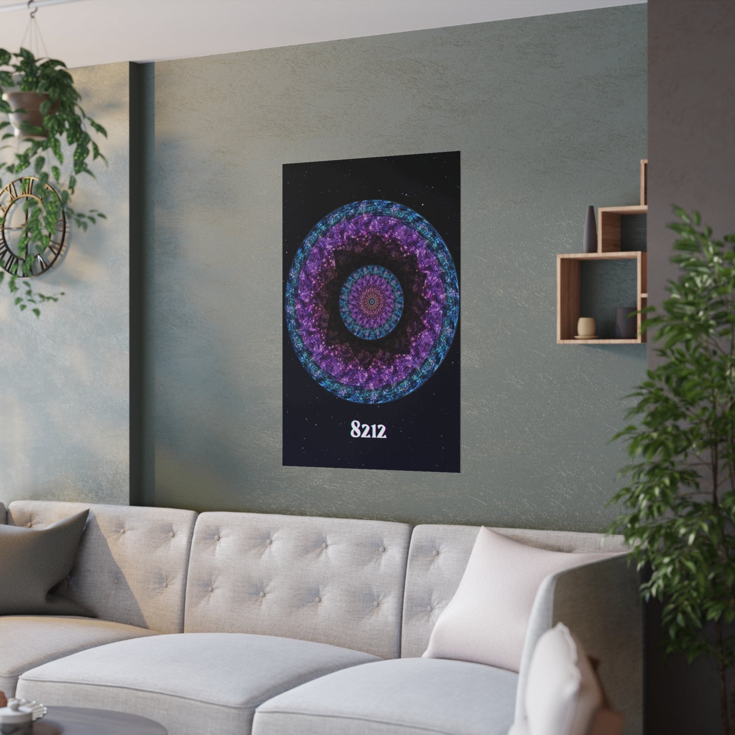 Hypnotique Mandala Personalized wealth code Poster