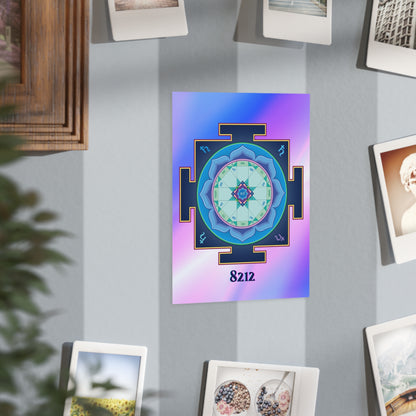 Saturn Yantra Wealth Code Poster