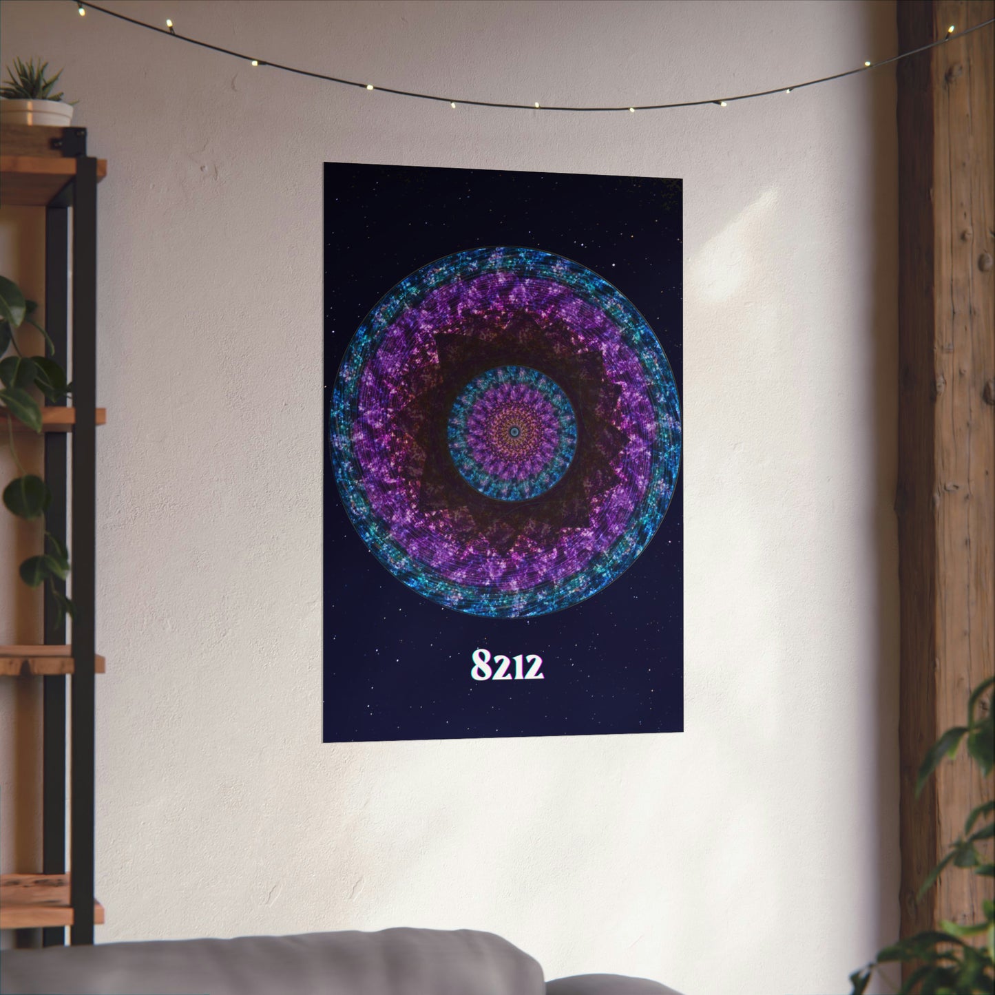 Hypnotique Mandala Personalized wealth code Poster