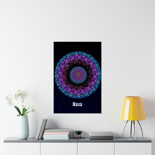 Hypnotique Mandala Personalized wealth code Poster