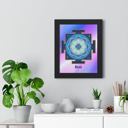 Saturn Yantra Wealth Code Poster