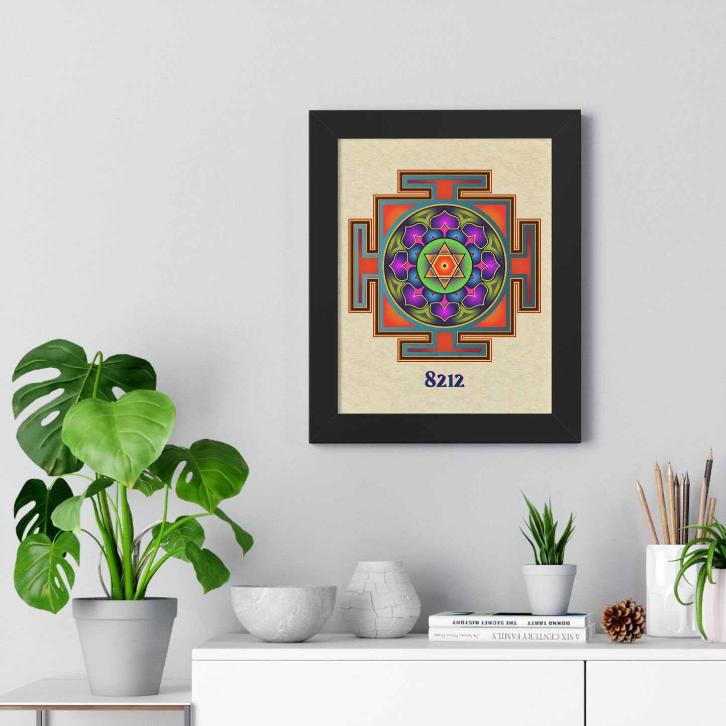 Bagalamukhi Yantra Mandala Poster