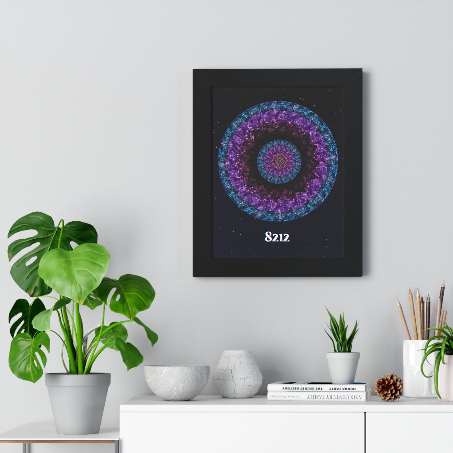 Hypnotique Mandala Personalized wealth code Poster