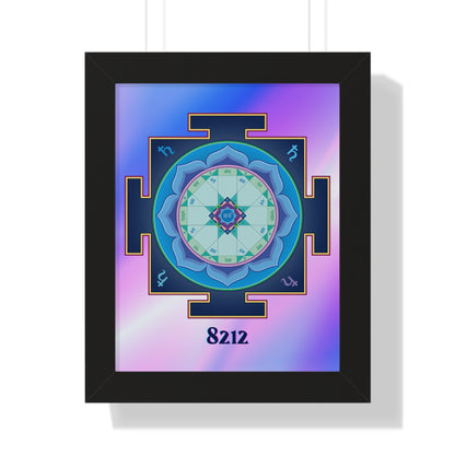 Saturn Yantra Wealth Code Poster