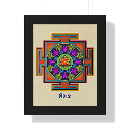 Bagalamukhi Yantra Mandala Poster