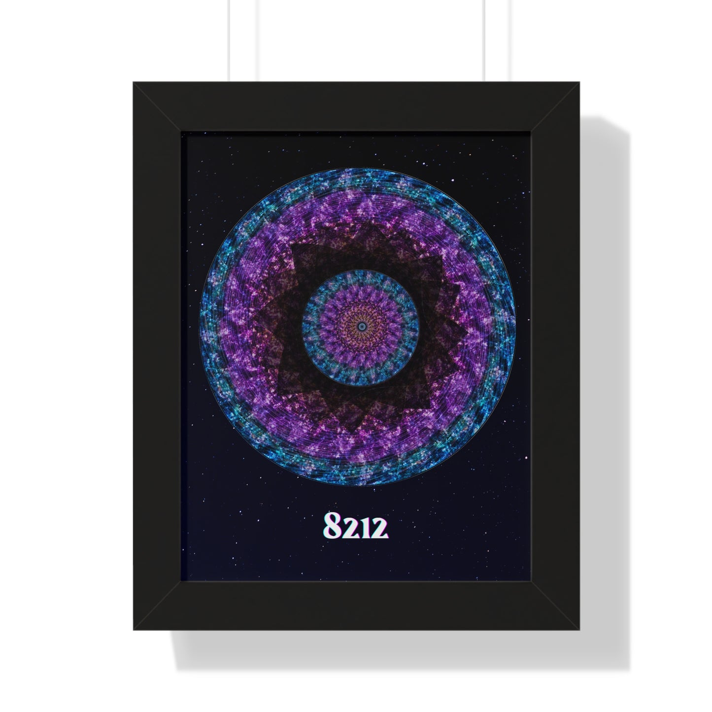 Hypnotique Mandala Personalized wealth code Poster