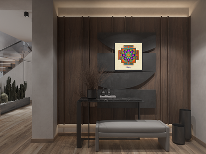 Bagalamukhi Yantra Mandala Poster