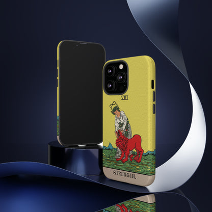 Manifest Your Courage: Strength Tarot Phone Case