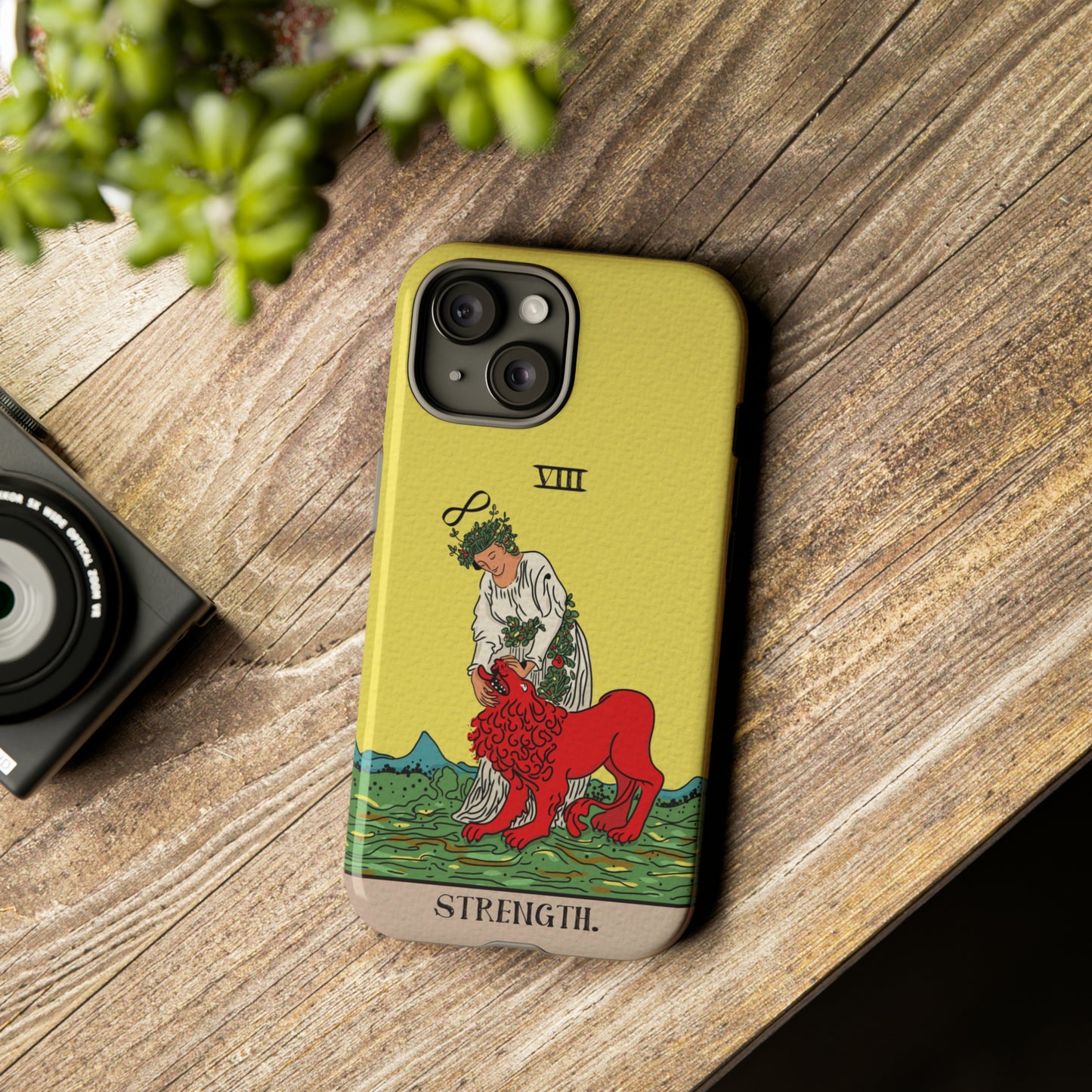 Manifest Your Courage: Strength Tarot Phone Case