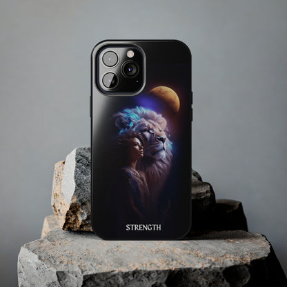 Manifest Your Courage: Strength Tarot Phone Case