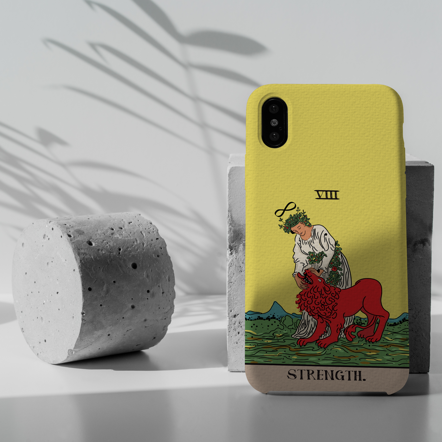 Manifest Your Courage: Strength Tarot Phone Case