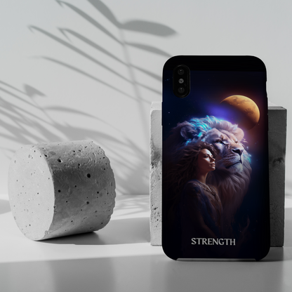 Manifest Your Courage: Strength Tarot Phone Case