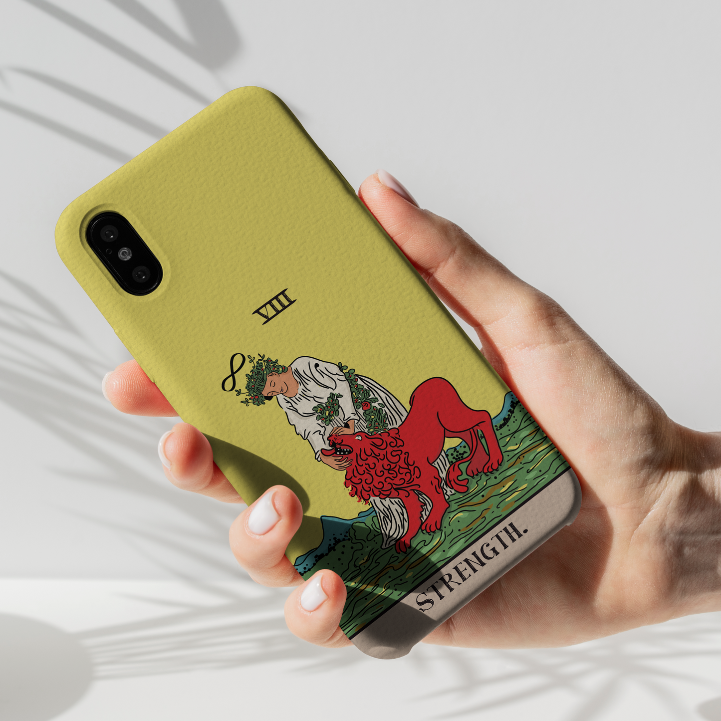 Manifest Your Courage: Strength Tarot Phone Case