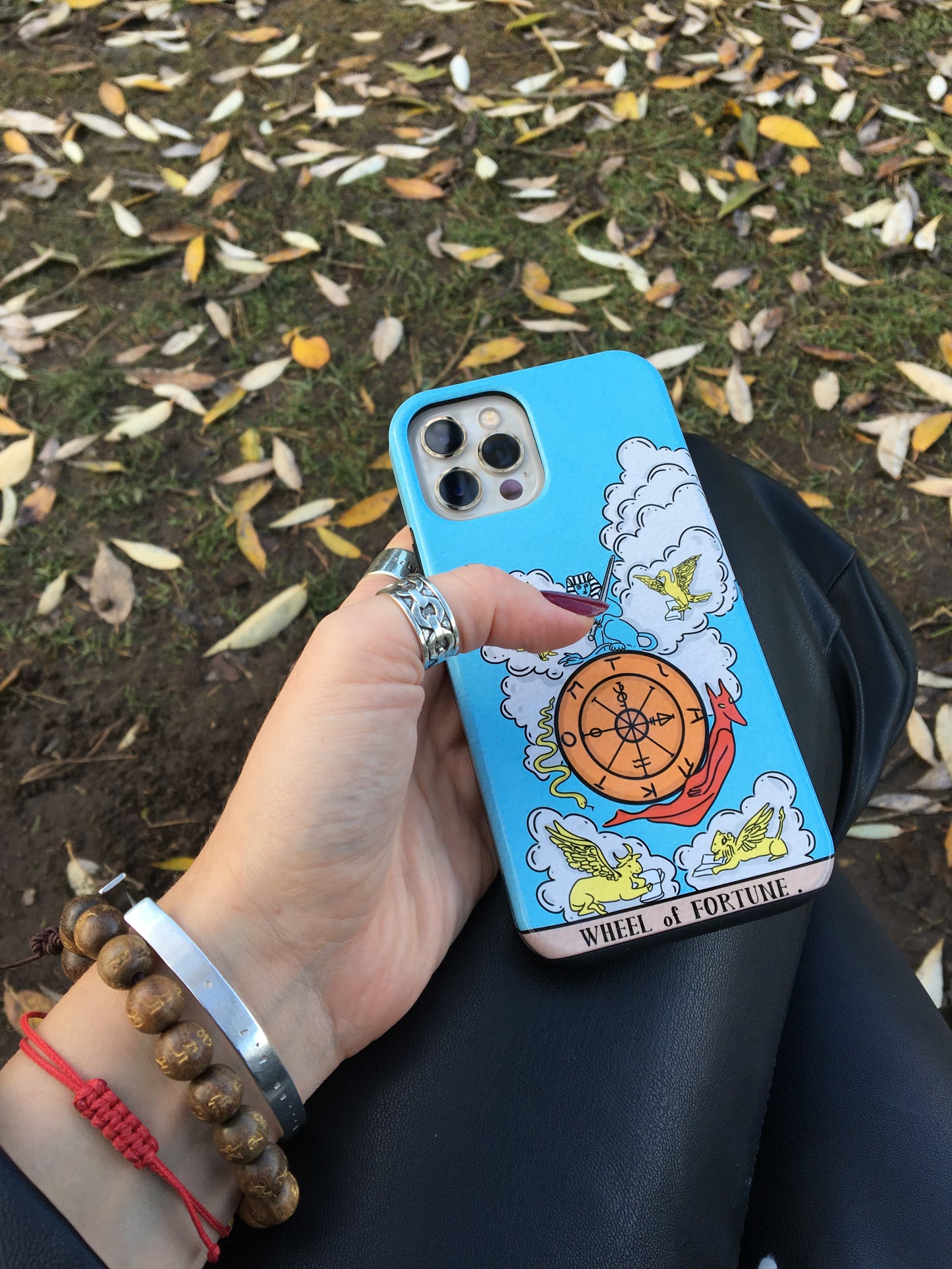 Luck on Your Side: The Wheel of Fortune Tarot Phone Case