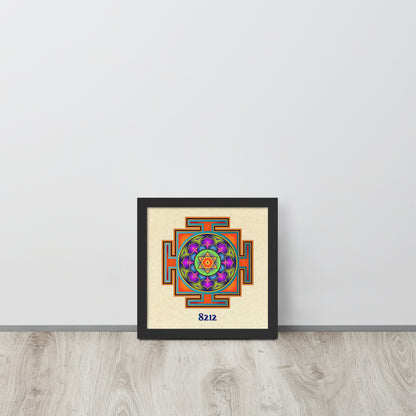 Bagalamukhi Yantra Mandala Poster