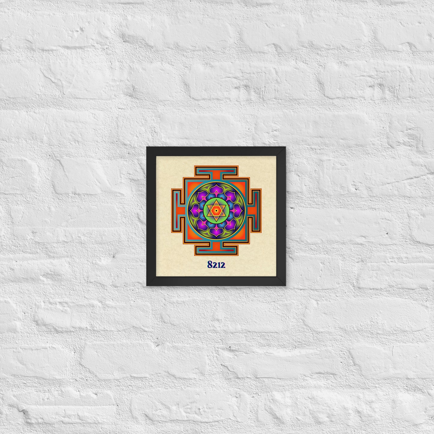 Bagalamukhi Yantra Mandala Poster