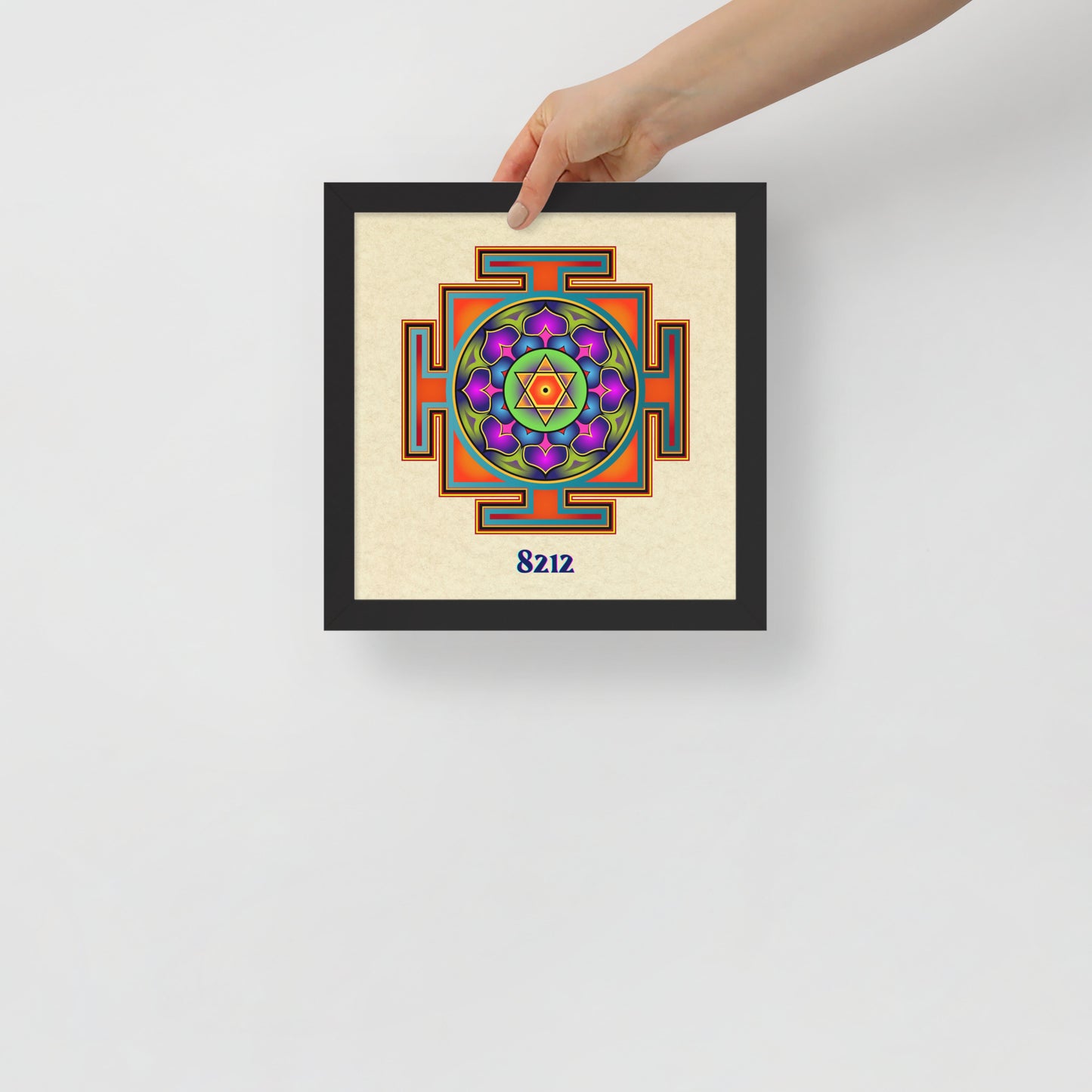 Bagalamukhi Yantra Mandala Poster