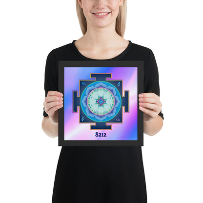 Saturn Yantra Wealth Code Poster