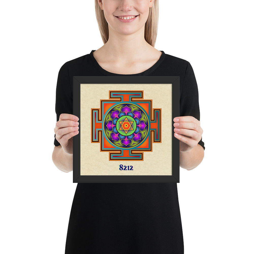 Bagalamukhi Yantra Mandala Poster