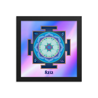 Saturn Yantra Wealth Code Poster