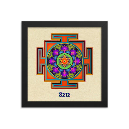 Bagalamukhi Yantra Mandala Poster