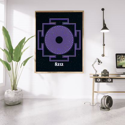 Sahasrara Yantra Mandala Poster