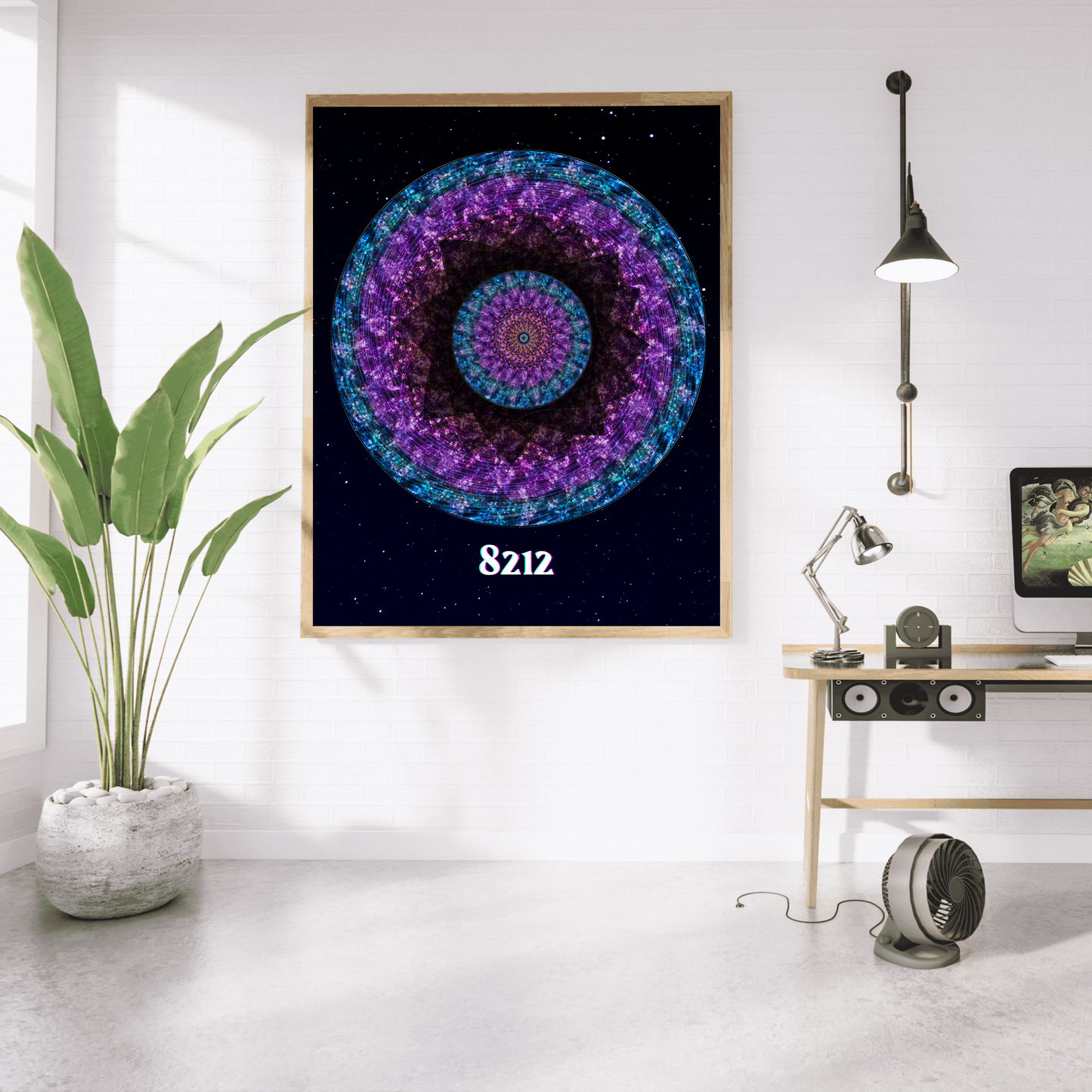 Hypnotique Mandala Personalized wealth code Poster