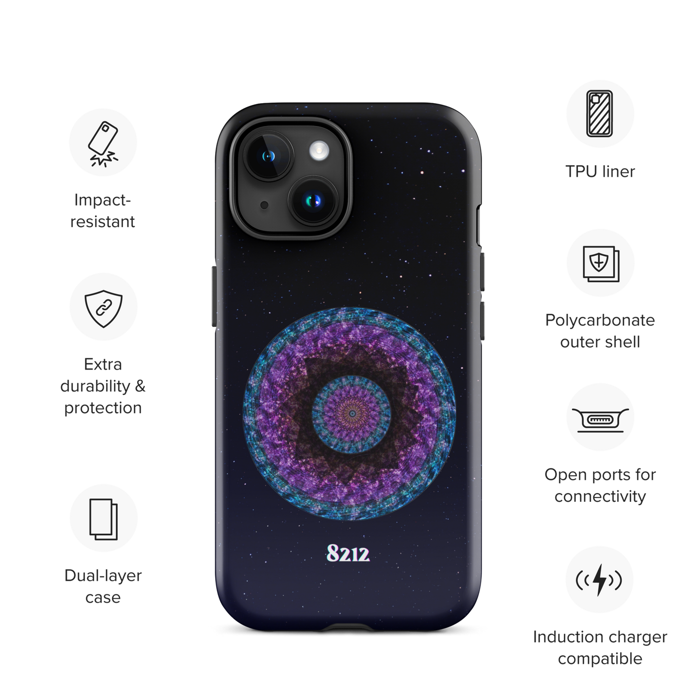 Mandala Wealth Code Phone Case