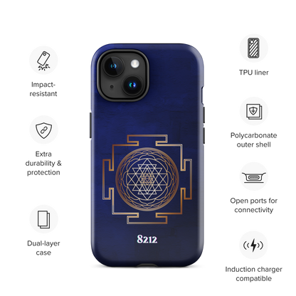 Sacred Sri Yantra Wealth Code Phone Case