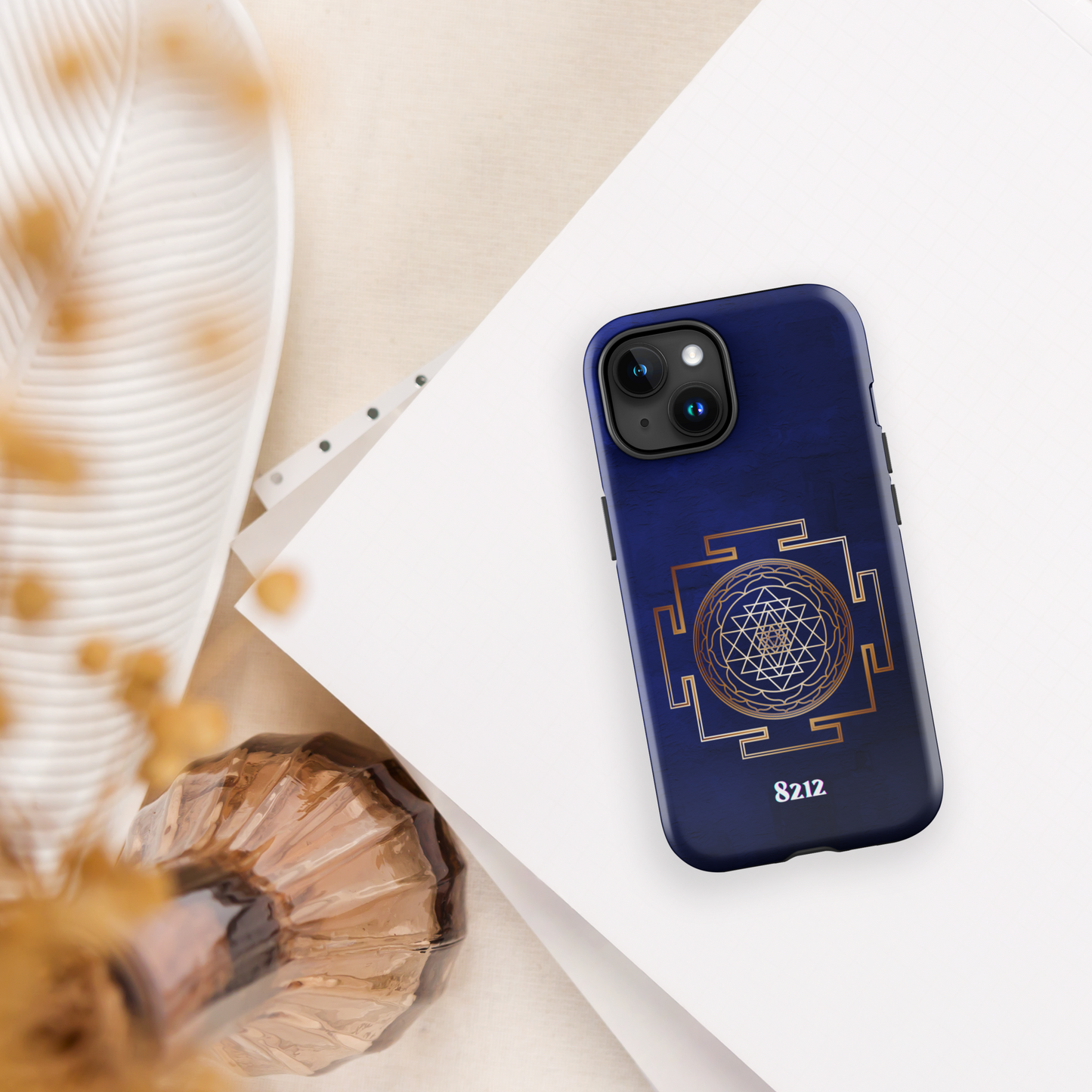 Sacred Sri Yantra Wealth Code Phone Case