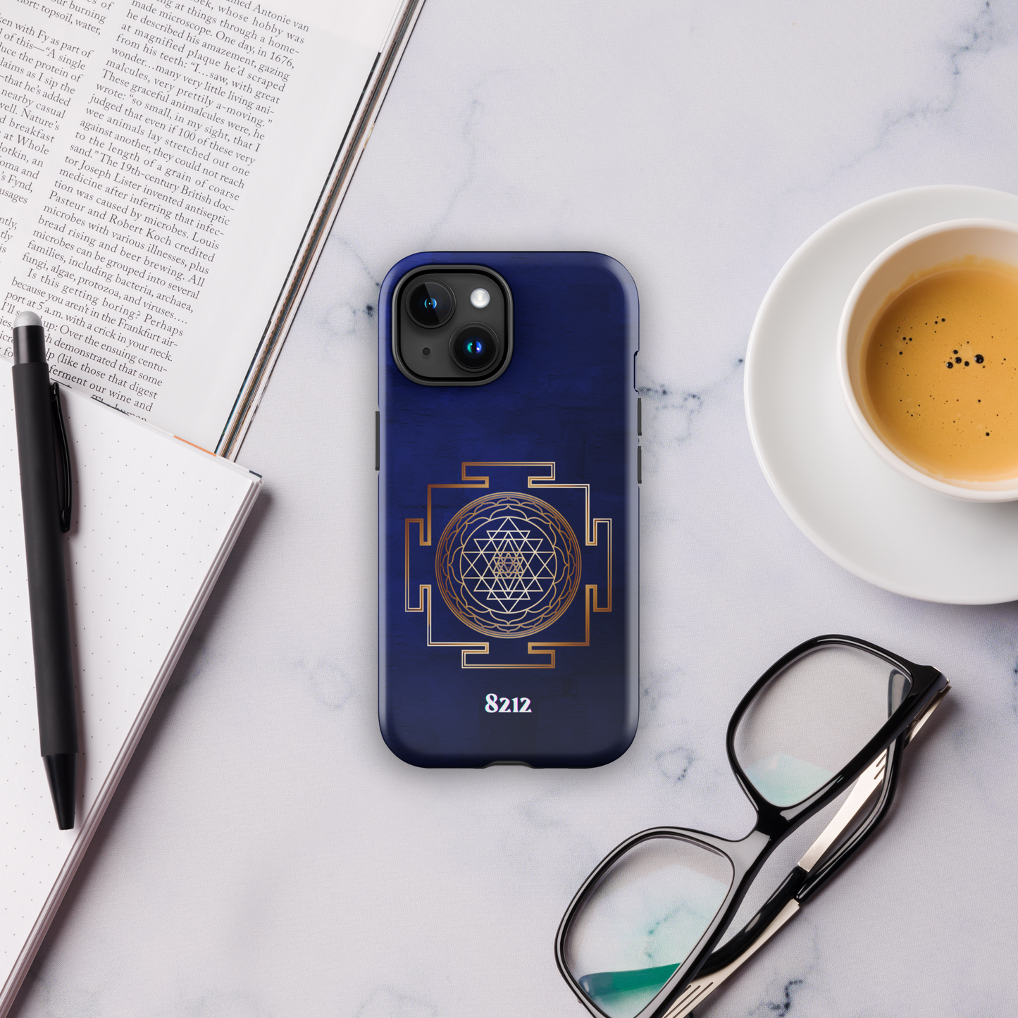 Sacred Sri Yantra Wealth Code Phone Case