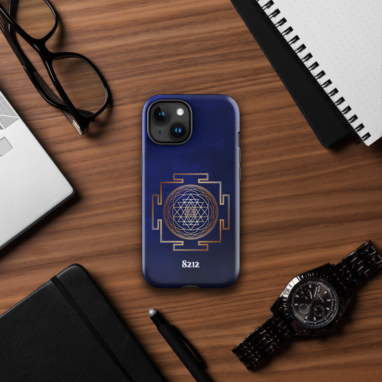 Sacred Sri Yantra Wealth Code Phone Case