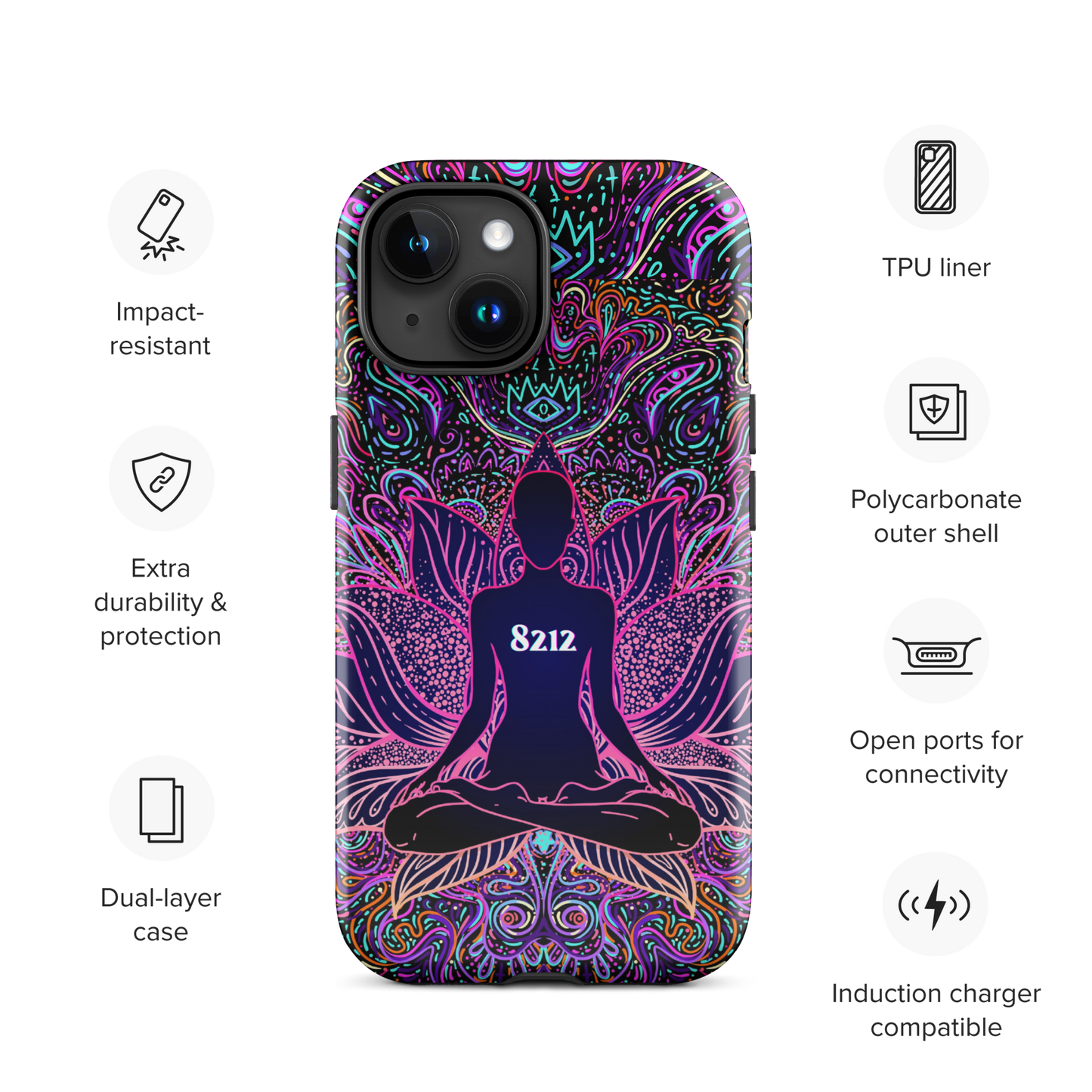 Infinity Lotus Personal Wealth Code Phone Case