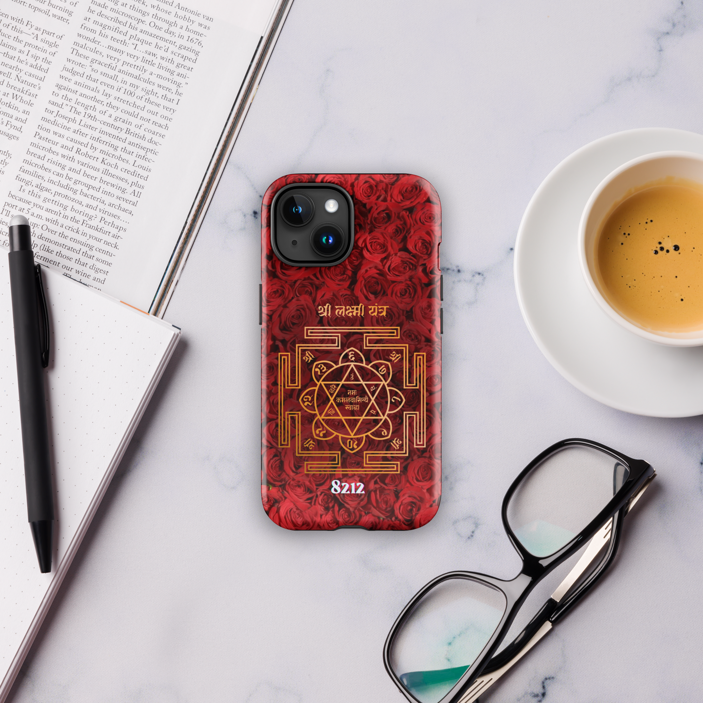 Shri Lakshmi Yantra Personalized Wealth Code Phone Case