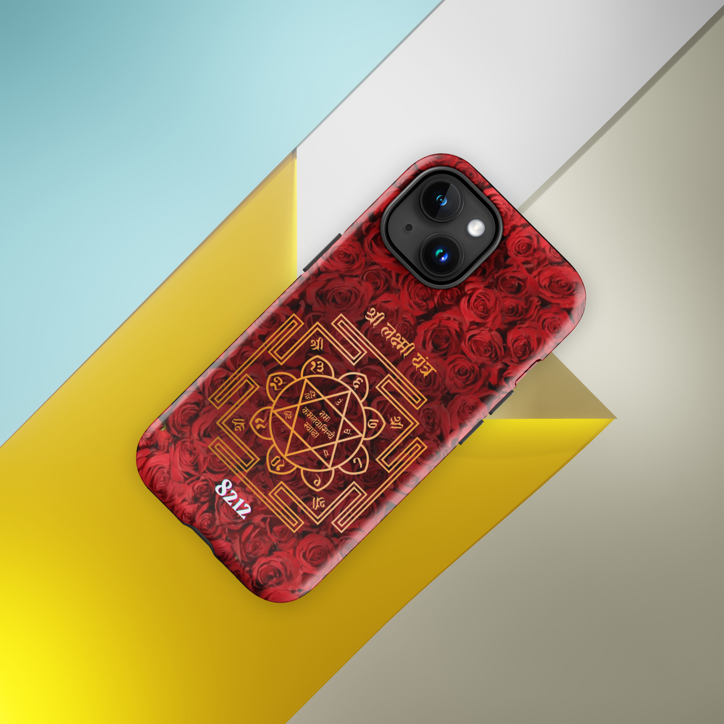 Shri Lakshmi Yantra Personalized Wealth Code Phone Case