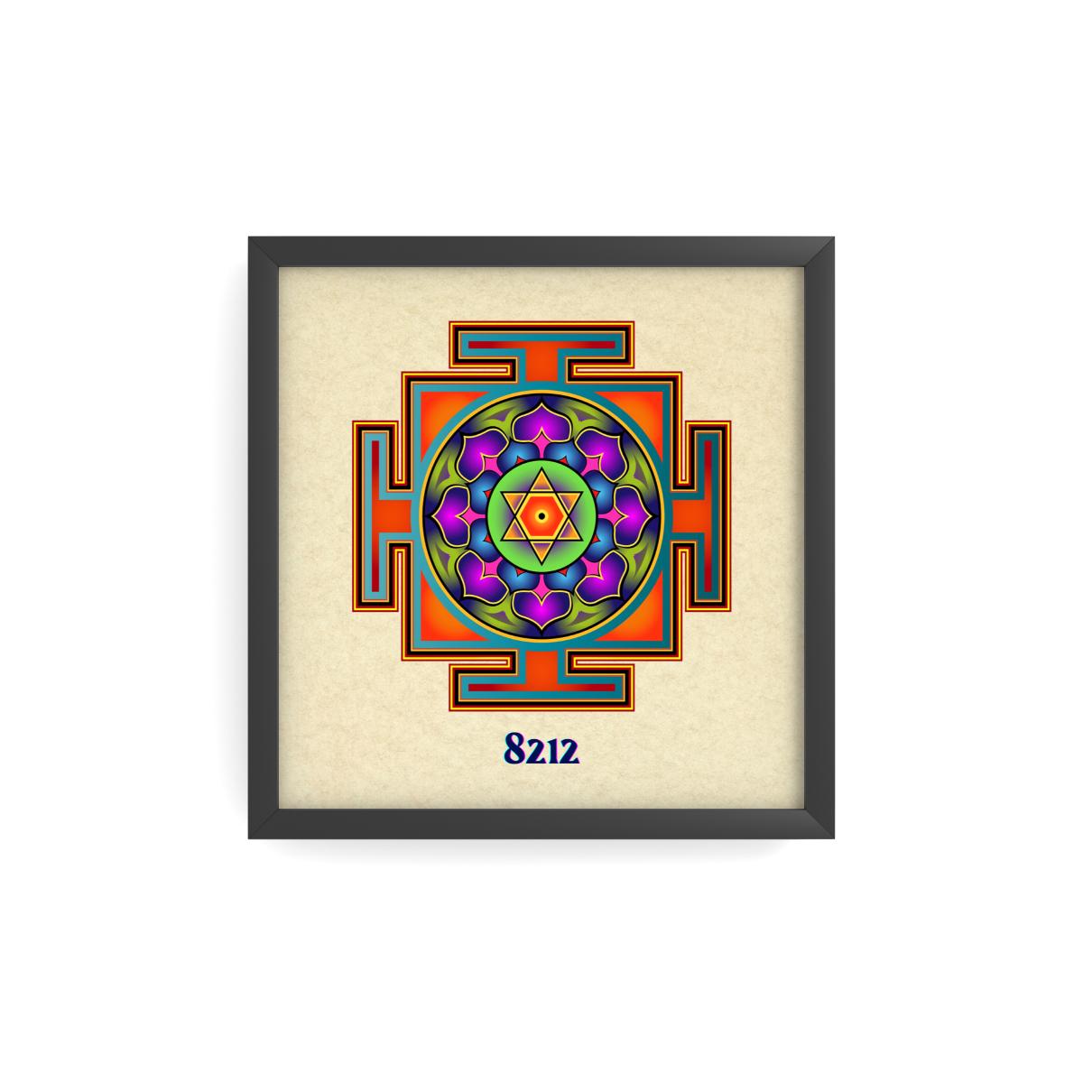 Bagalamukhi Yantra Mandala Poster